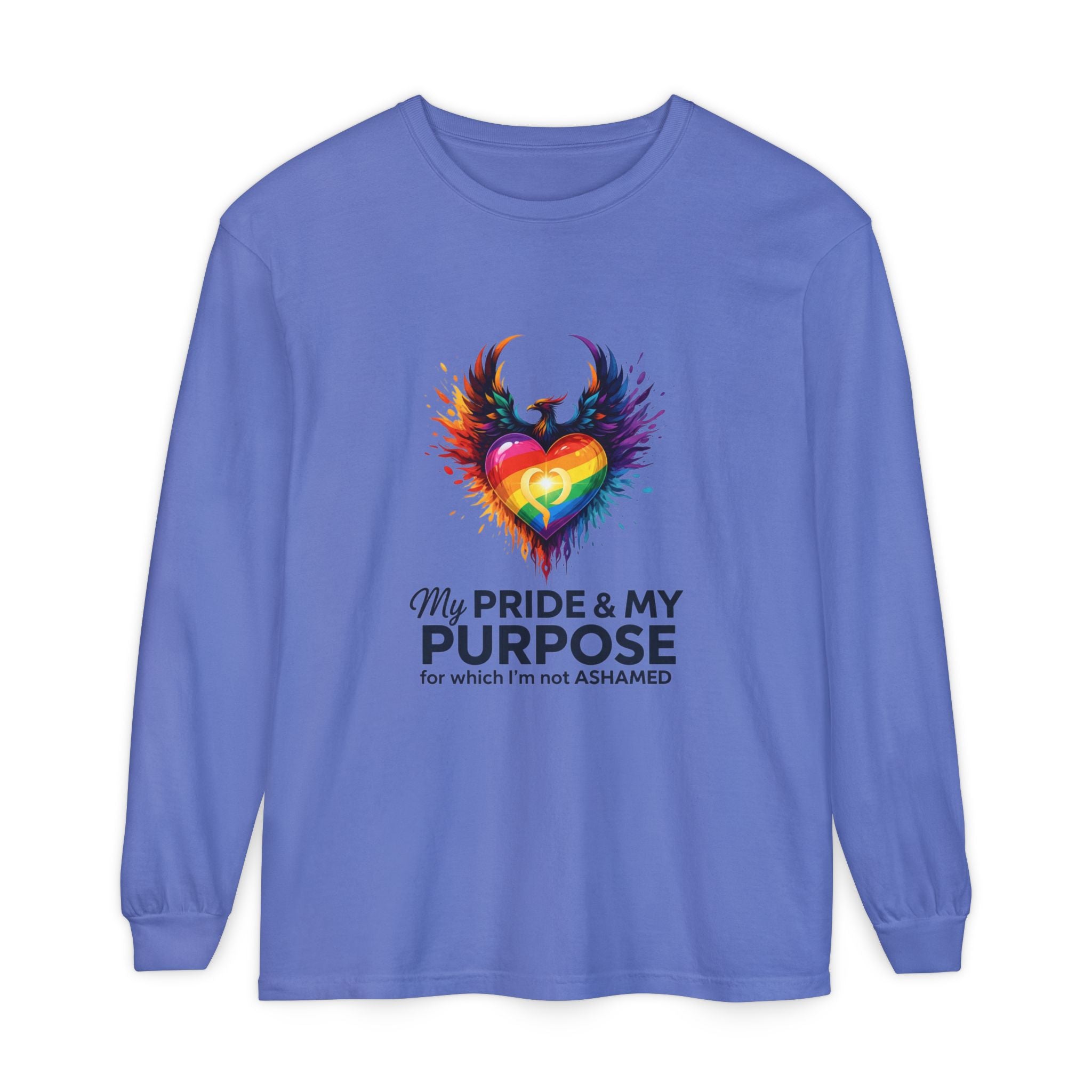 My Pride & My Purpose™ Premium Unisex Long Sleeve T-Shirt | LGBTQ+ Pride