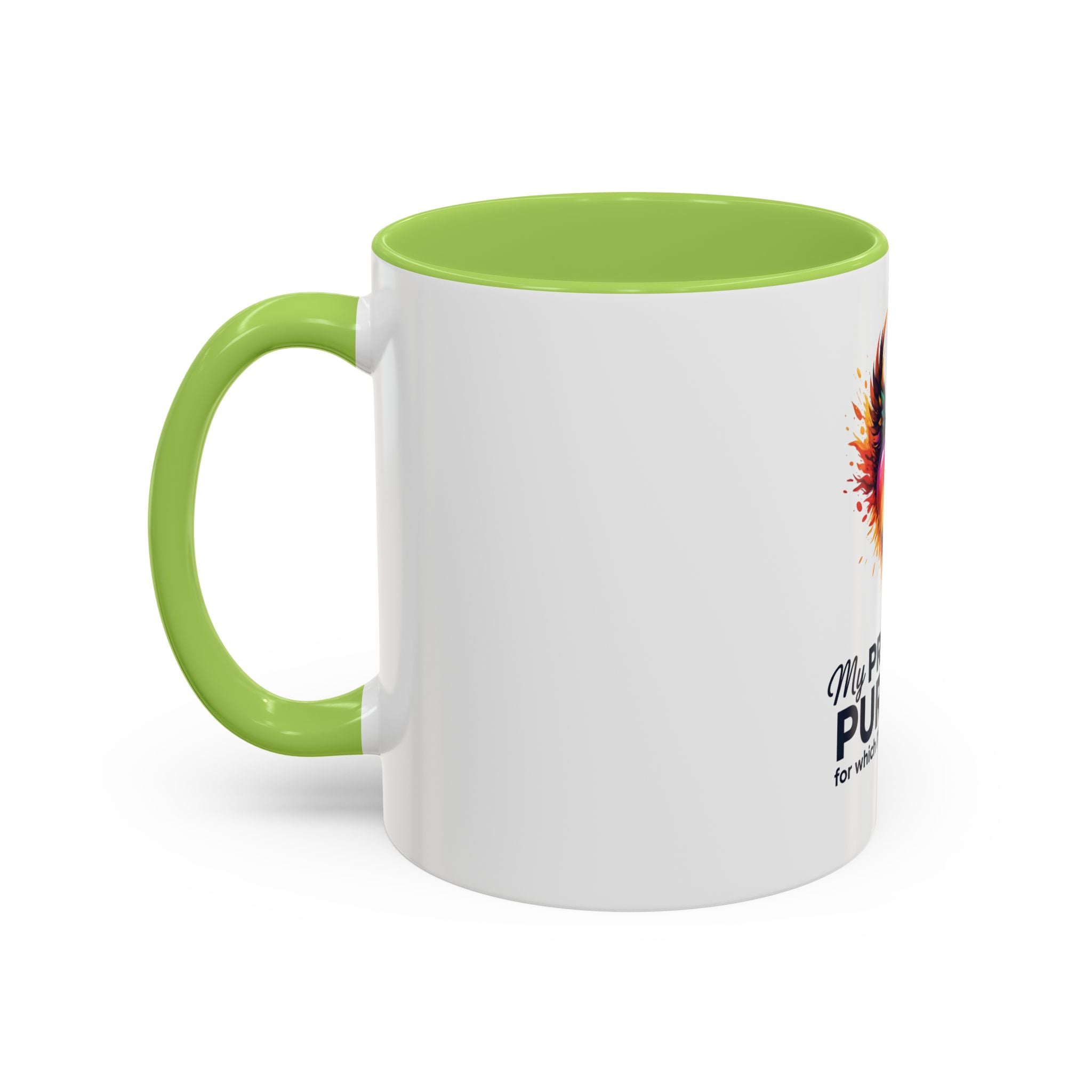 My Pride & My Purpose™ Premium Accent Coffee Mug | LGBTQ+ Pride Drinkware