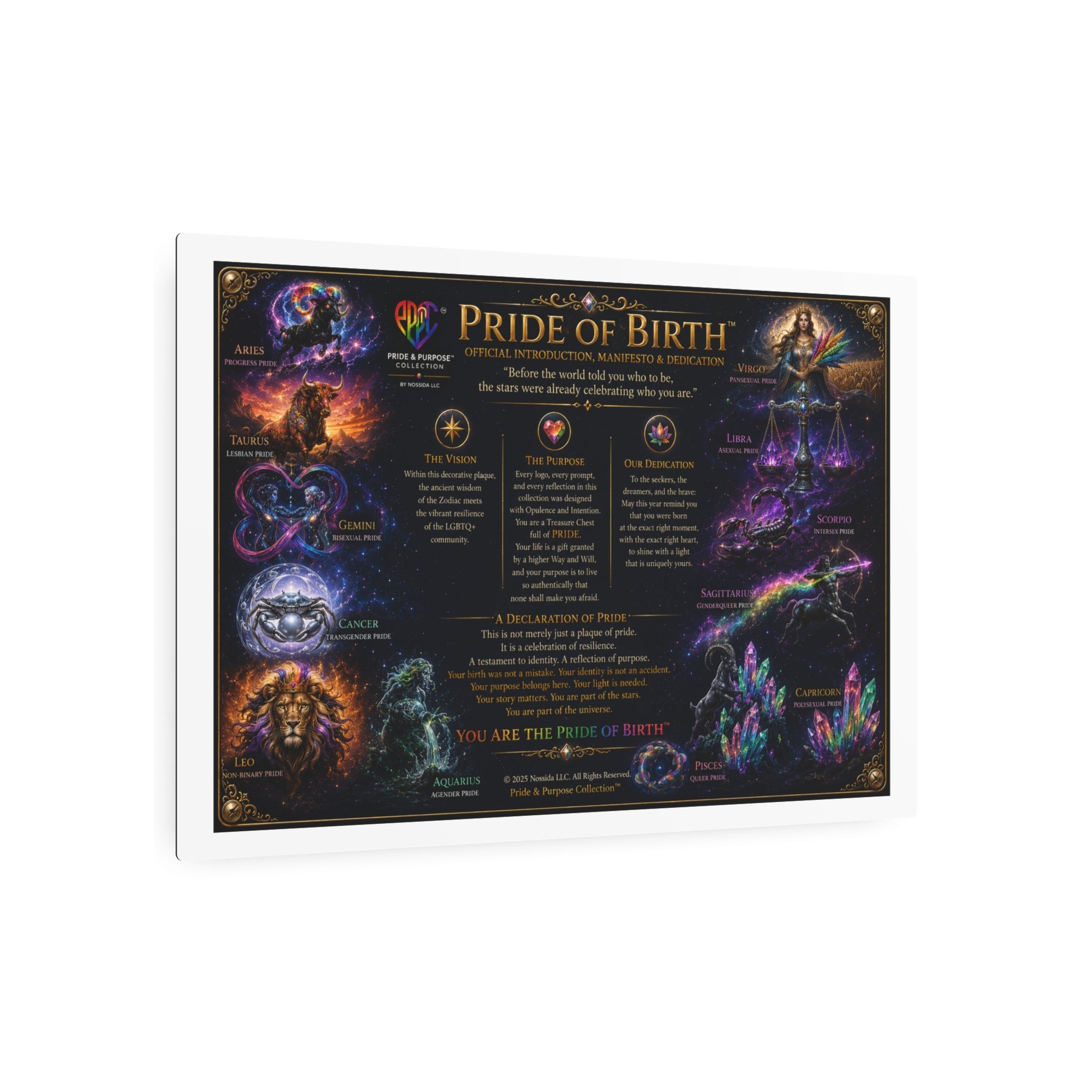 Pride of Birth™ — Founder's Signature Archive Metal Edition