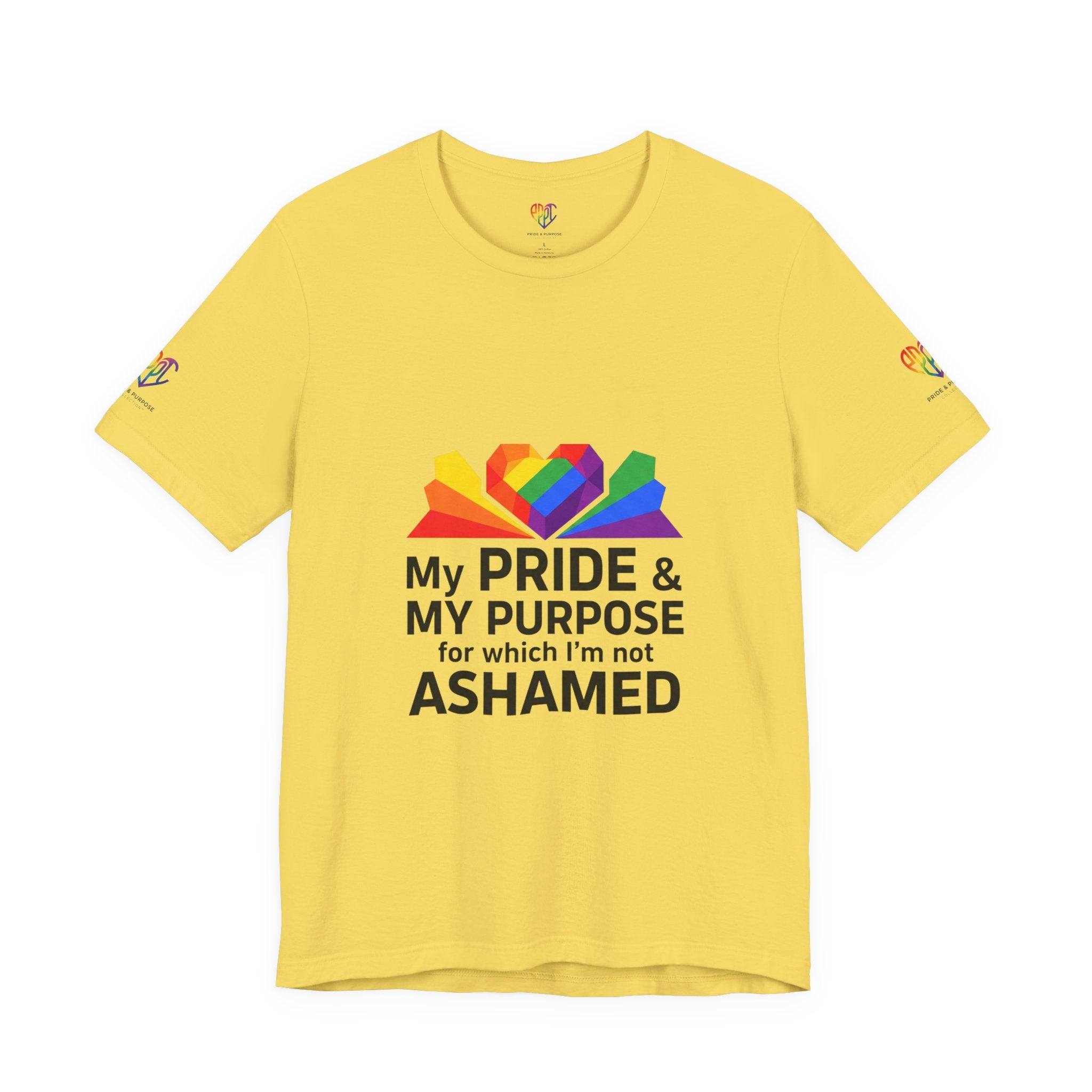 My Pride & My Purpose™ Heavyweight Unisex Tee | LGBTQ+ Pride