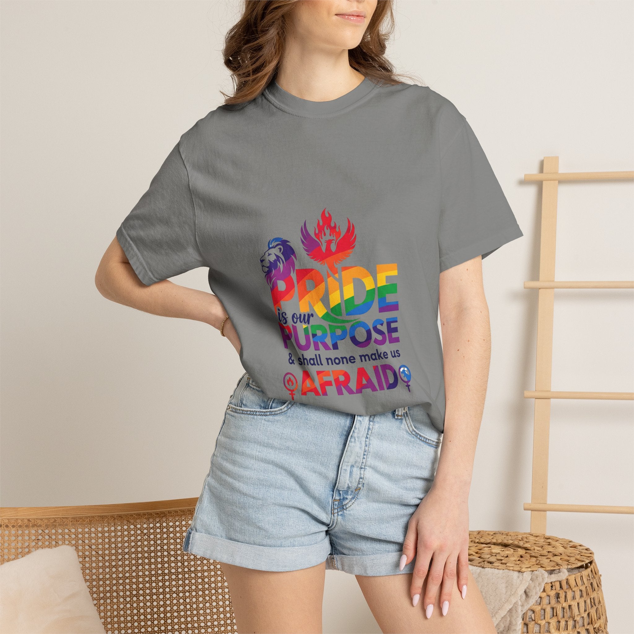 Pride Is Our Purpose™ & Shall None Make Us Afraid™ Premium Unisex T-Shirt