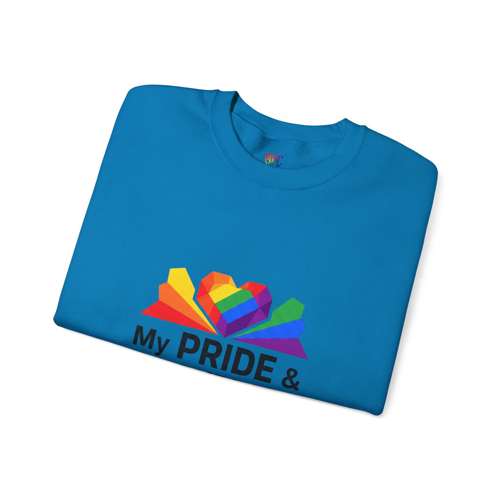 My Pride & My Purpose™ Heavy Blend Crewneck Sweatshirt | LGBTQ+ Pride