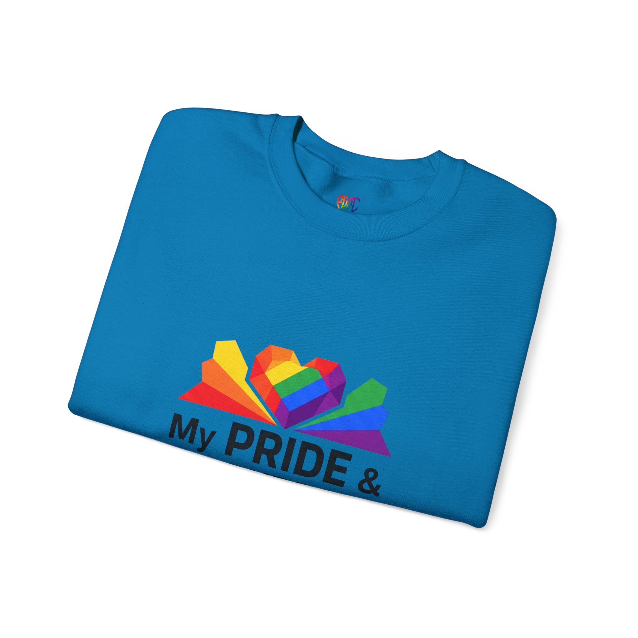 My Pride & My Purpose™ Heavy Blend Crewneck Sweatshirt | LGBTQ+ Pride