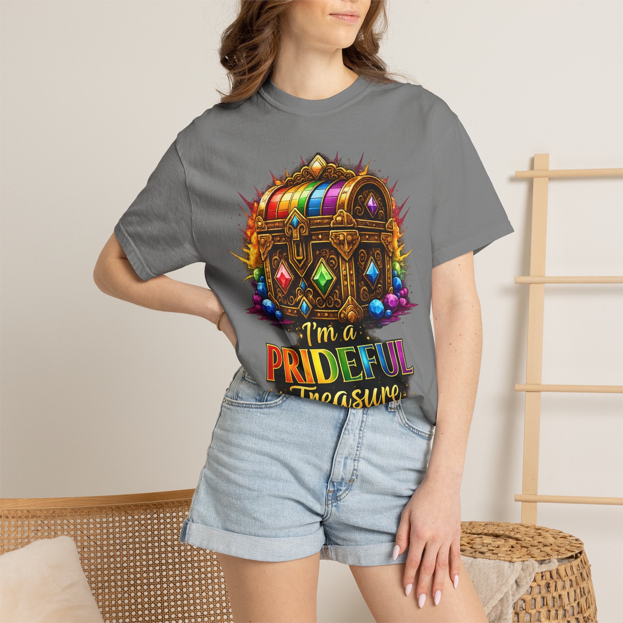 I'm a Prideful Treasure™ Premium Heavyweight Garment-Dyed T-Shirt