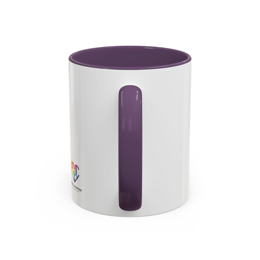 My Pride & My Purpose™ Premium Accent Coffee Mug | LGBTQ+ Pride Drinkware