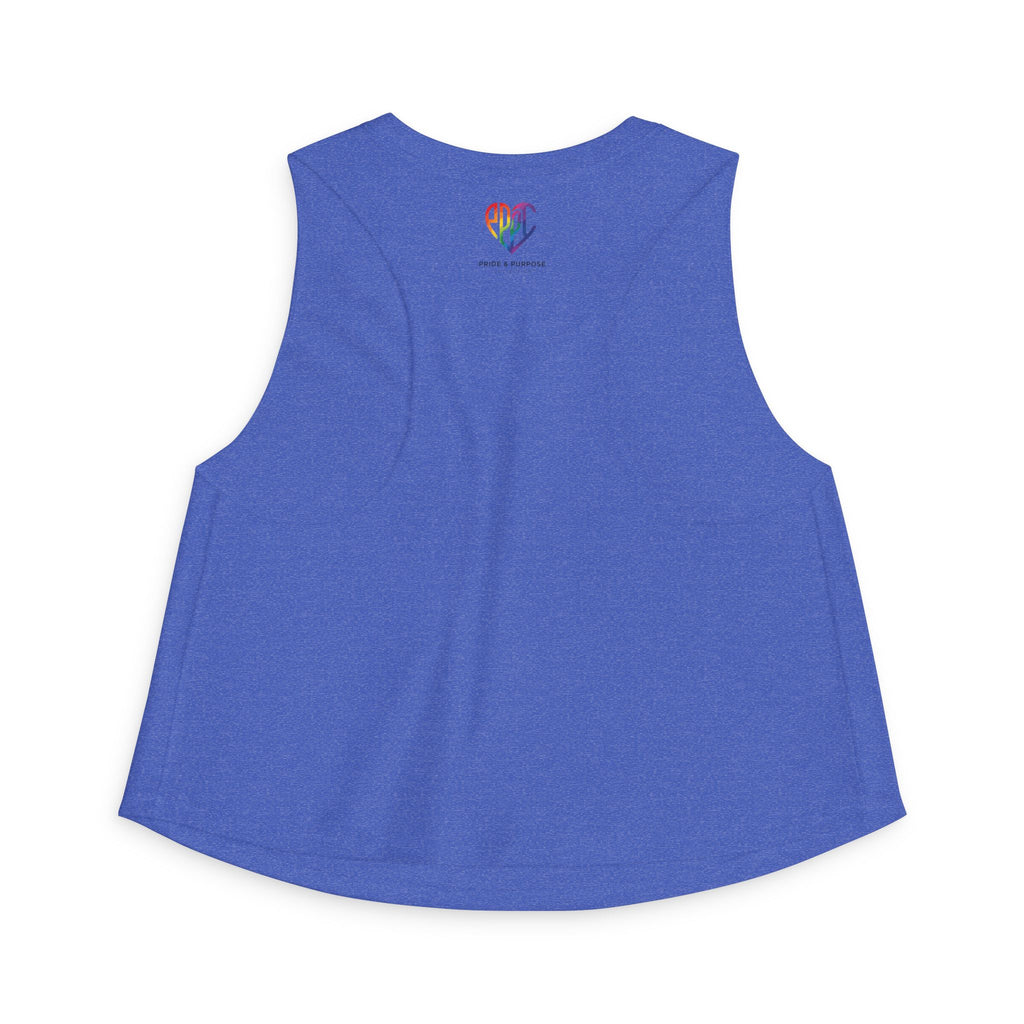 I Am Prideful Pressure™ Women's Festival Crop Tank | LGBTQ+ Pride Apparel
