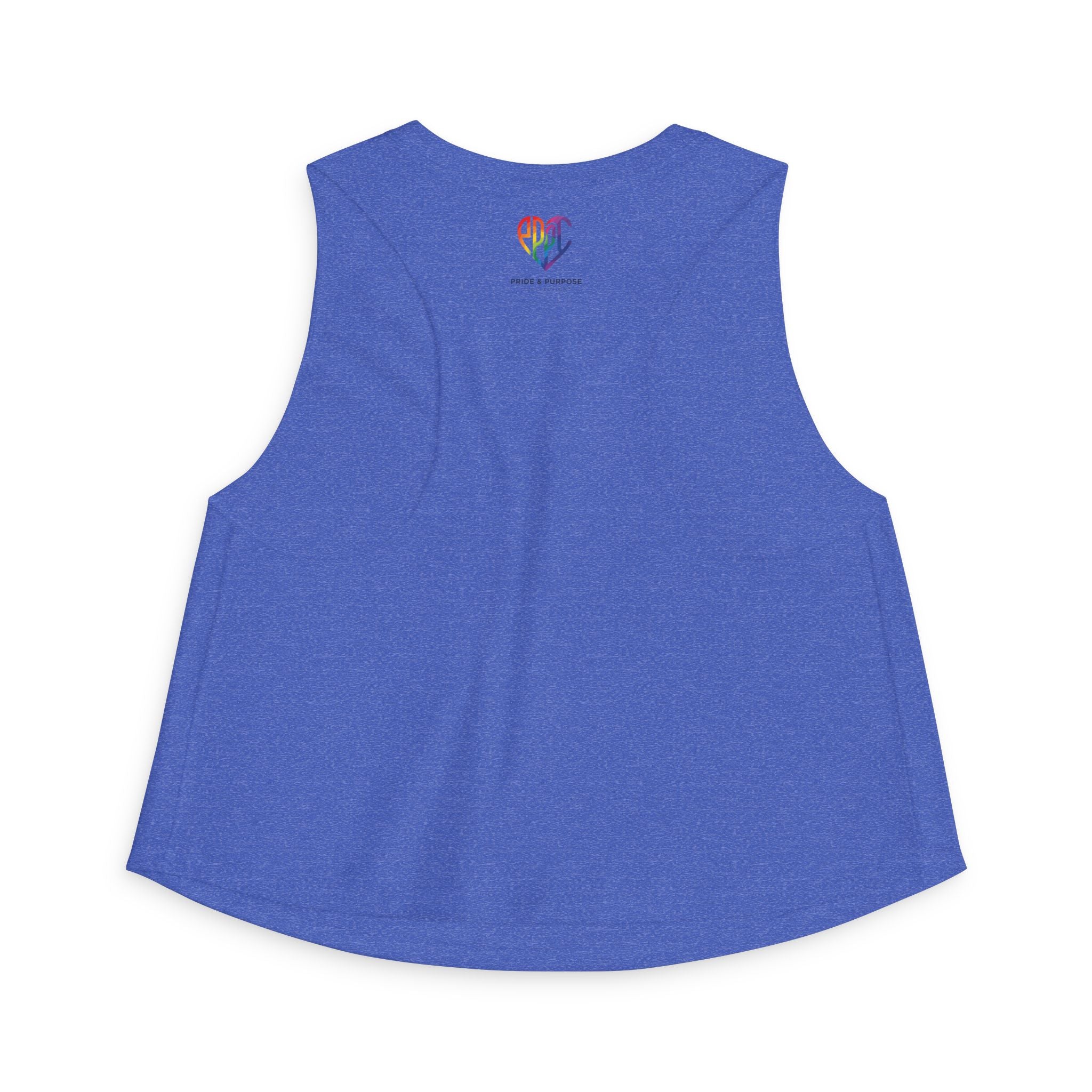 I Am Prideful Pressure™ Women's Festival Crop Tank | LGBTQ+ Pride Apparel