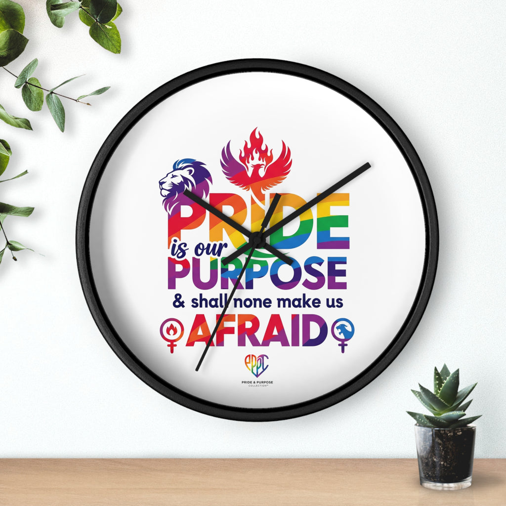Pride Is Our Purpose™ Premium Inspirational Wall Clock