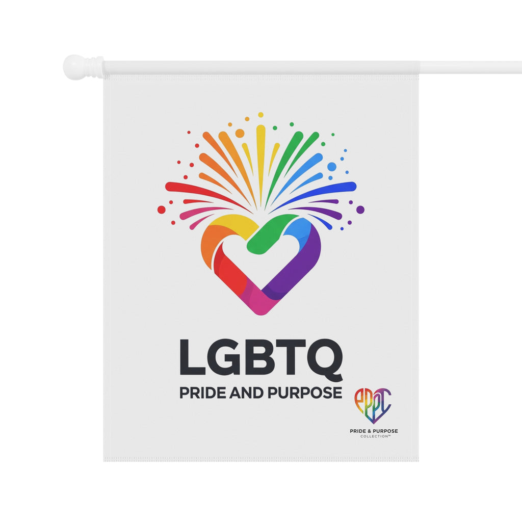 LGBTQ+ Pride and Purpose™ Premium Garden Flag