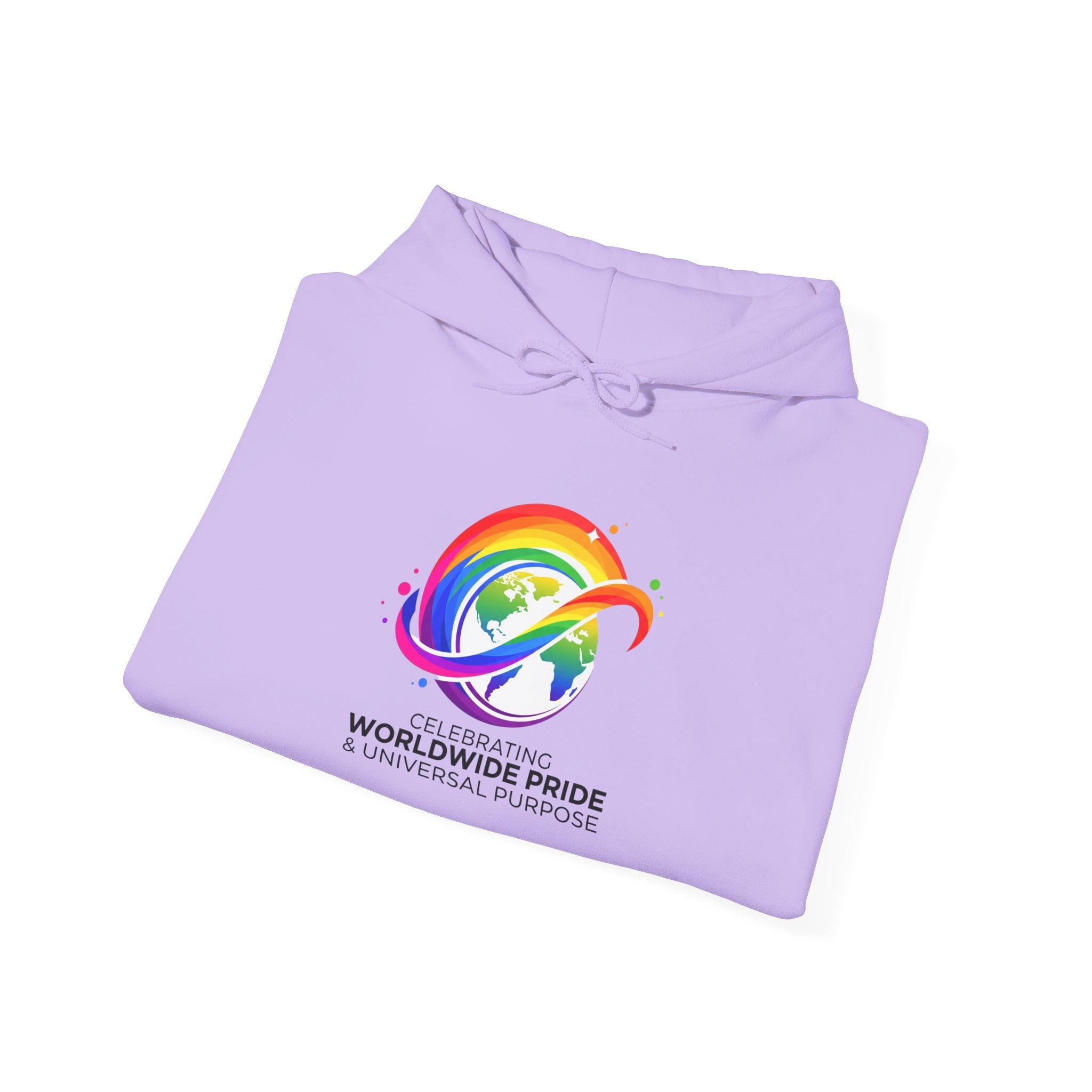 Celebrating Worldwide Pride & Universal Purpose™ Heavy Blend Hoodie | Pride Affirmation