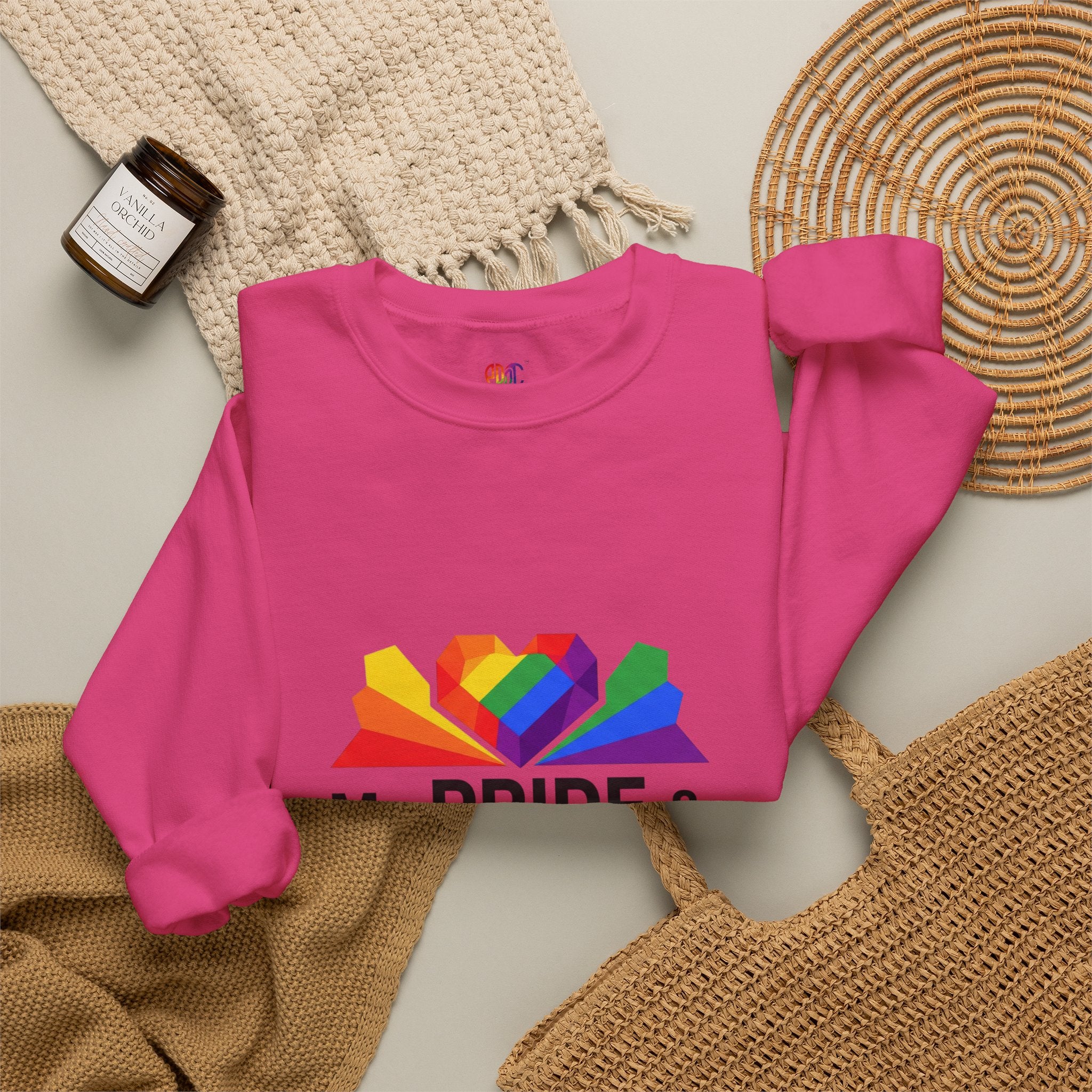 My Pride & My Purpose™ Heavy Blend Crewneck Sweatshirt | LGBTQ+ Pride