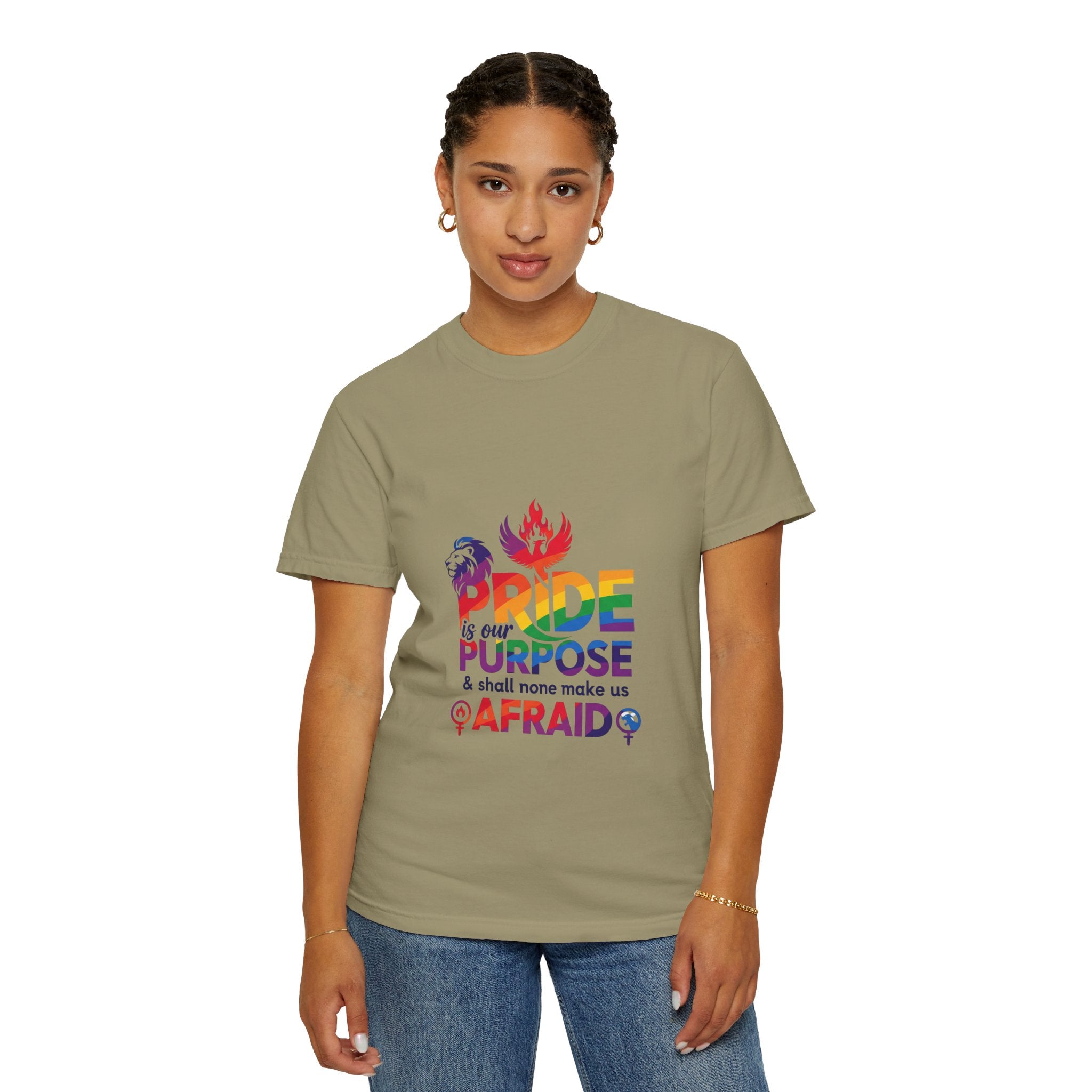 Pride Is Our Purpose™ & Shall None Make Us Afraid™ Premium Unisex T-Shirt