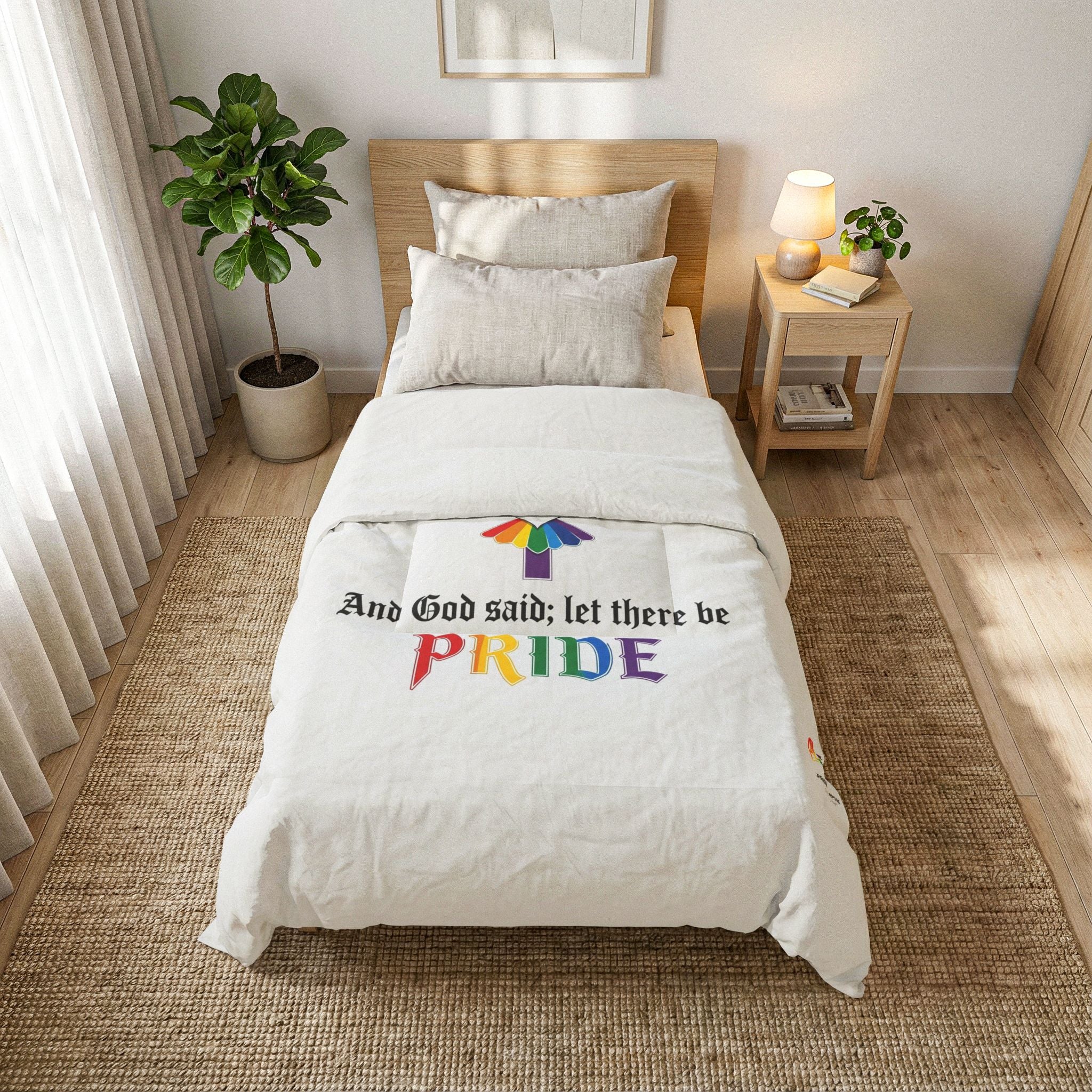 And God Said; Let There Be Pride™ Premium Comforter