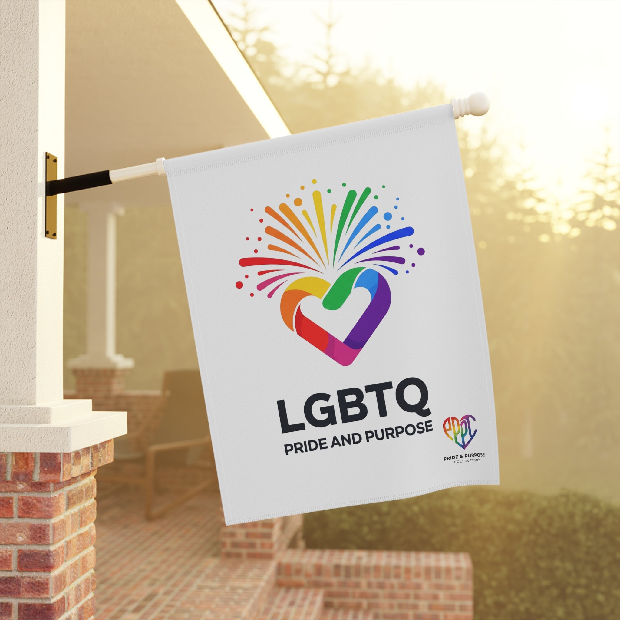 LGBTQ+ Pride and Purpose™ Premium Garden Flag
