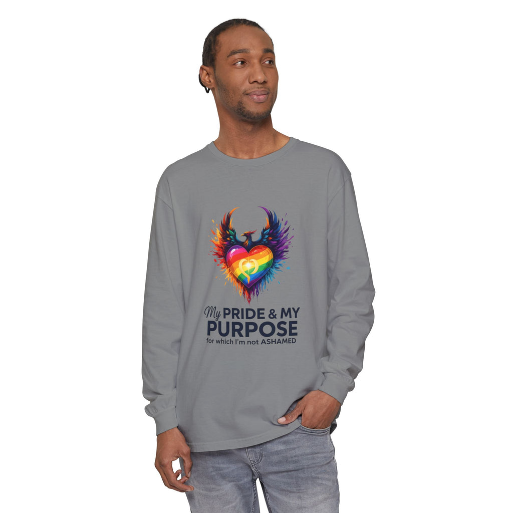 My Pride & My Purpose™ Premium Unisex Long Sleeve T-Shirt | LGBTQ+ Pride