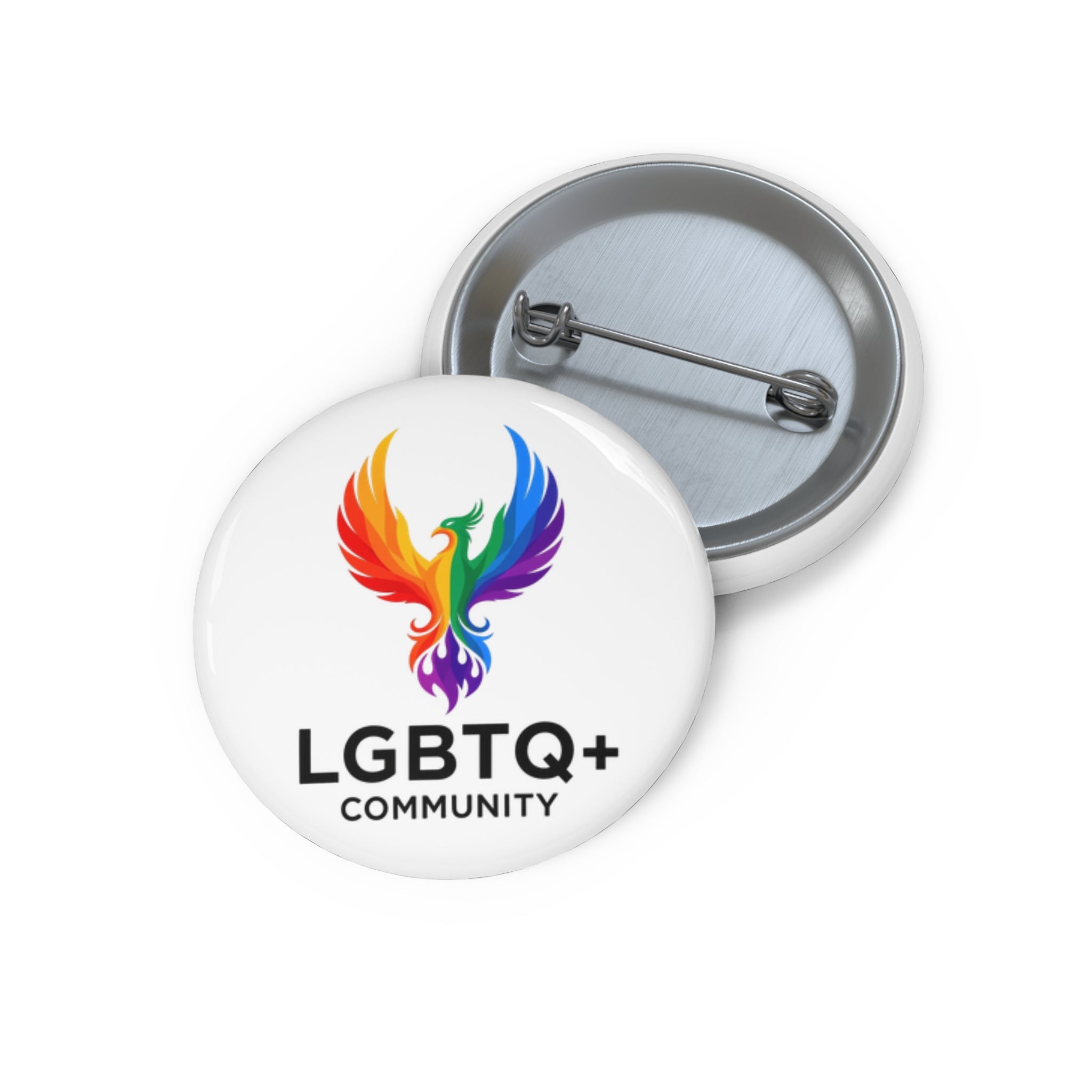 LGBTQ+ Community™ Phoenix Premium Pin Button
