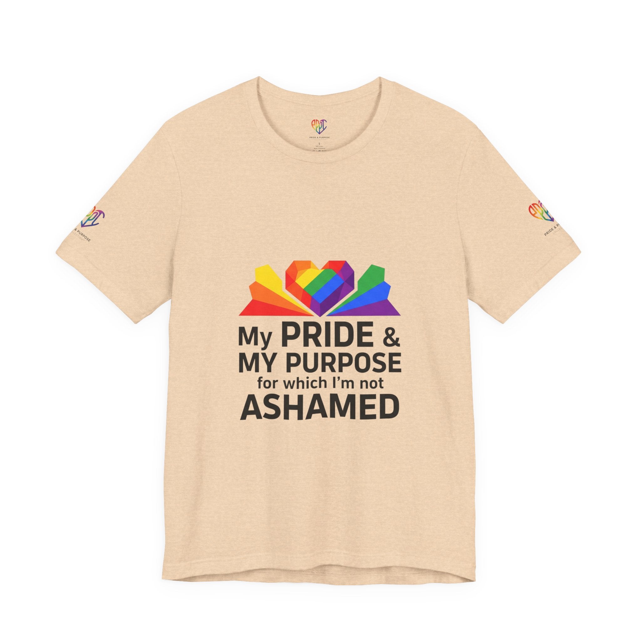 My Pride & My Purpose™ Heavyweight Unisex Tee | LGBTQ+ Pride