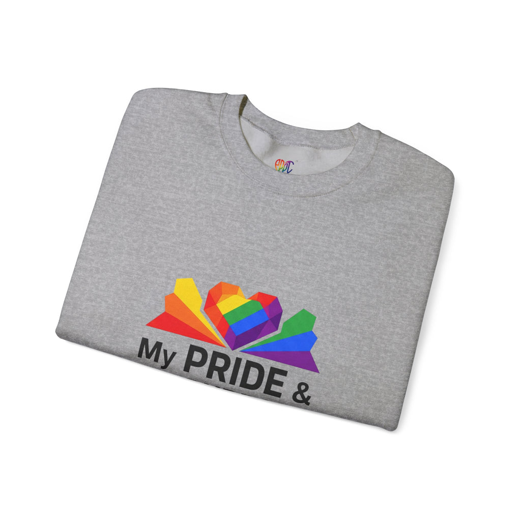 My Pride & My Purpose™ Heavy Blend Crewneck Sweatshirt | LGBTQ+ Pride