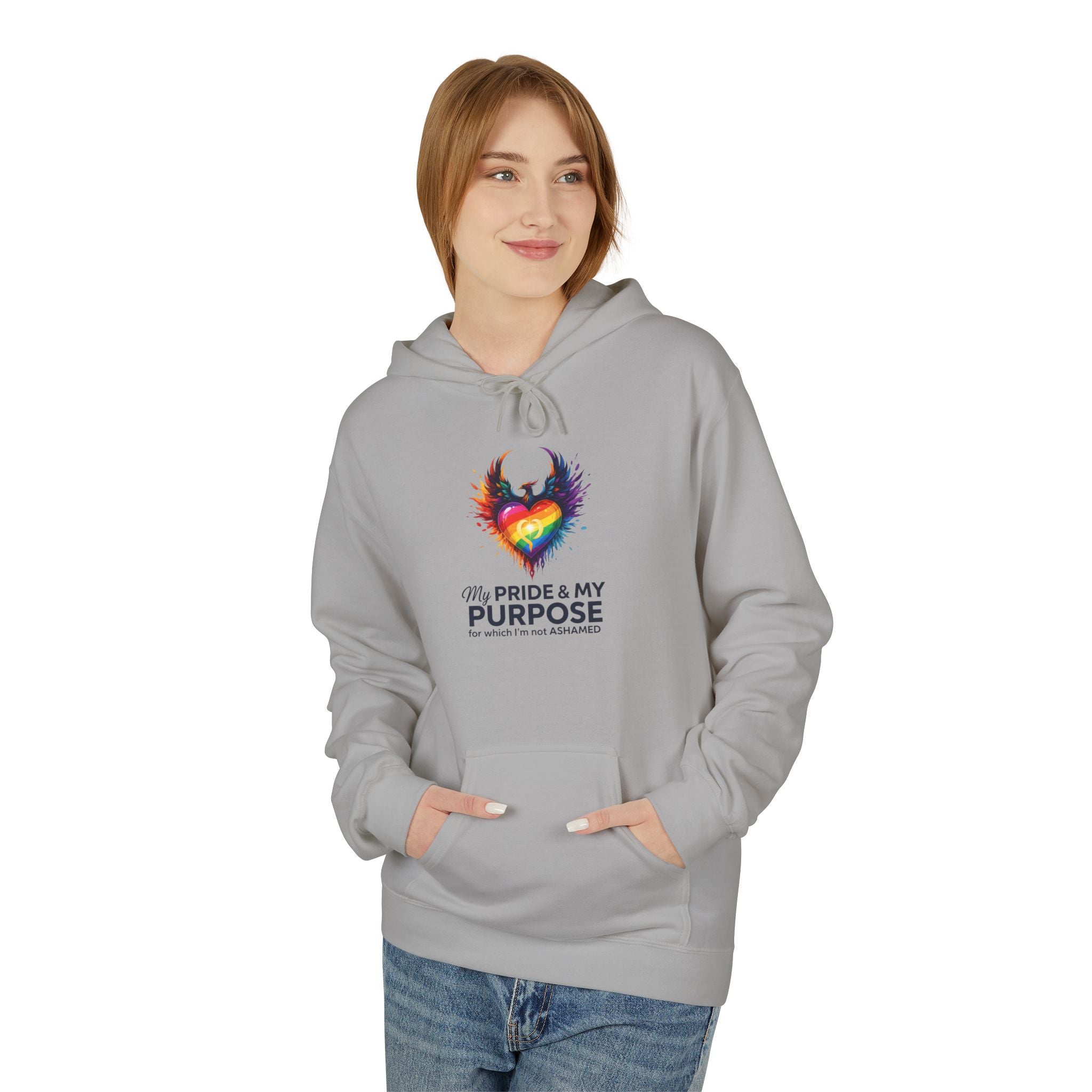 My Pride & My Purpose™ Premium Unisex Hoodie | LGBTQ+ Pride Apparel